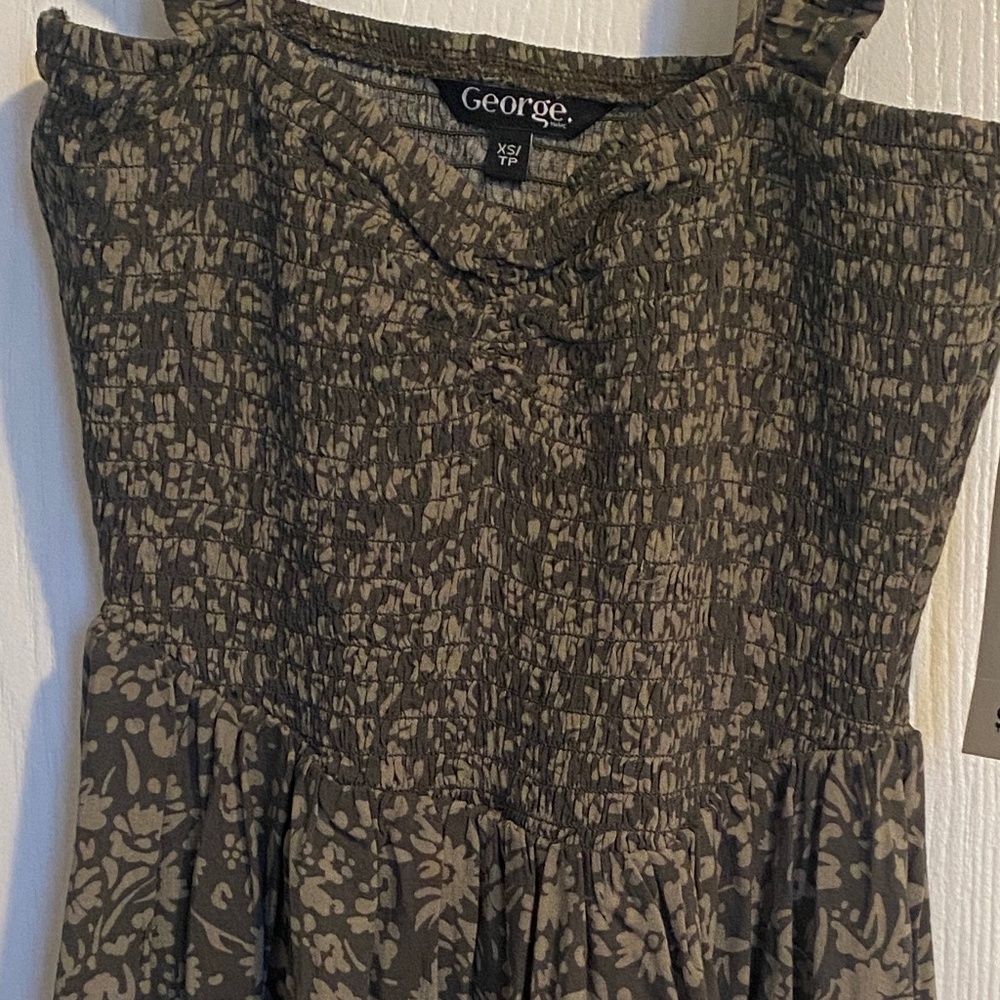 George Floral Ruched Midi Dress - Picture 5 of 10